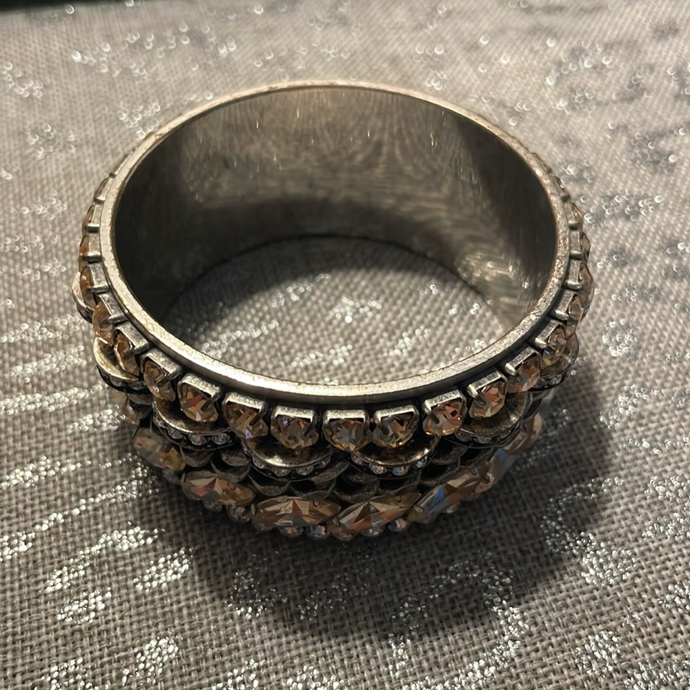 J Crew Rhinestone Cuff Bracelet - Picture 2 of 4
